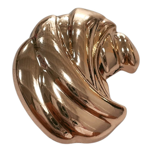 BOTON PRENDEDOR IRREGULAR ORO ROSA JHS-124