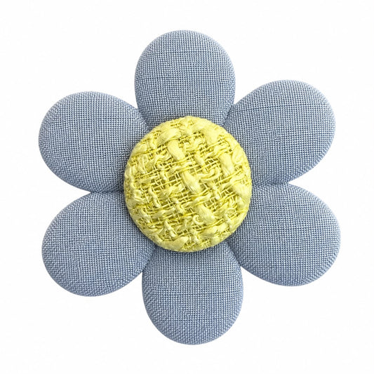 PELUCHE FLOR BOTON AZUL