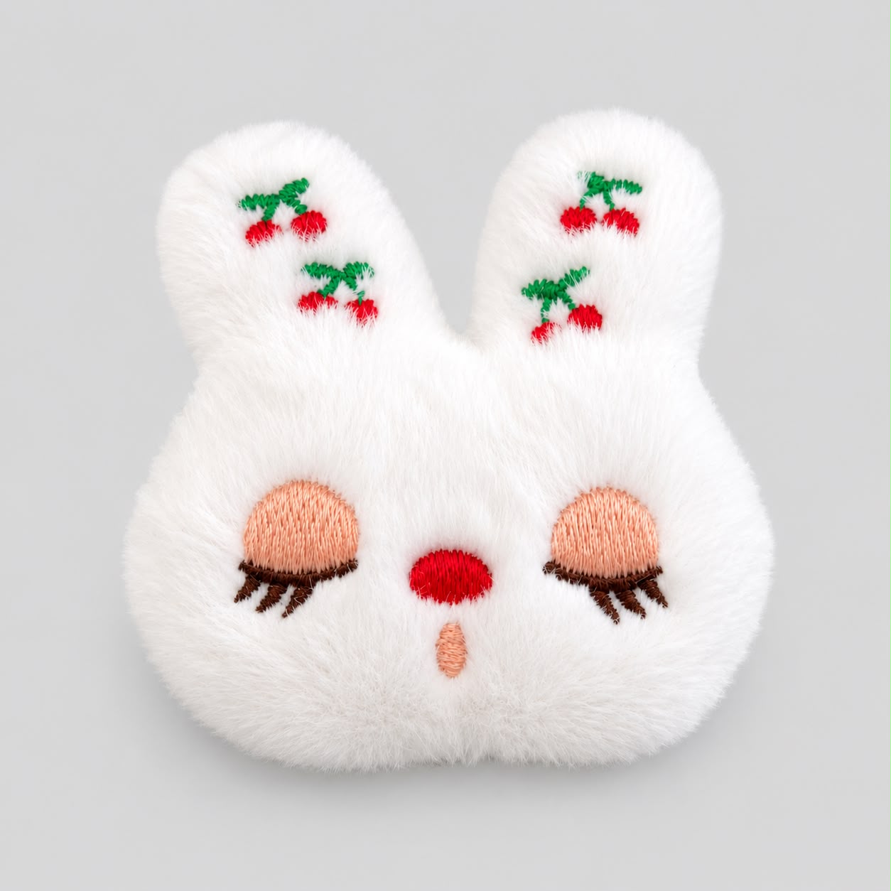 PELUCHE CONEJO OJOS CERRADOS BLANCO