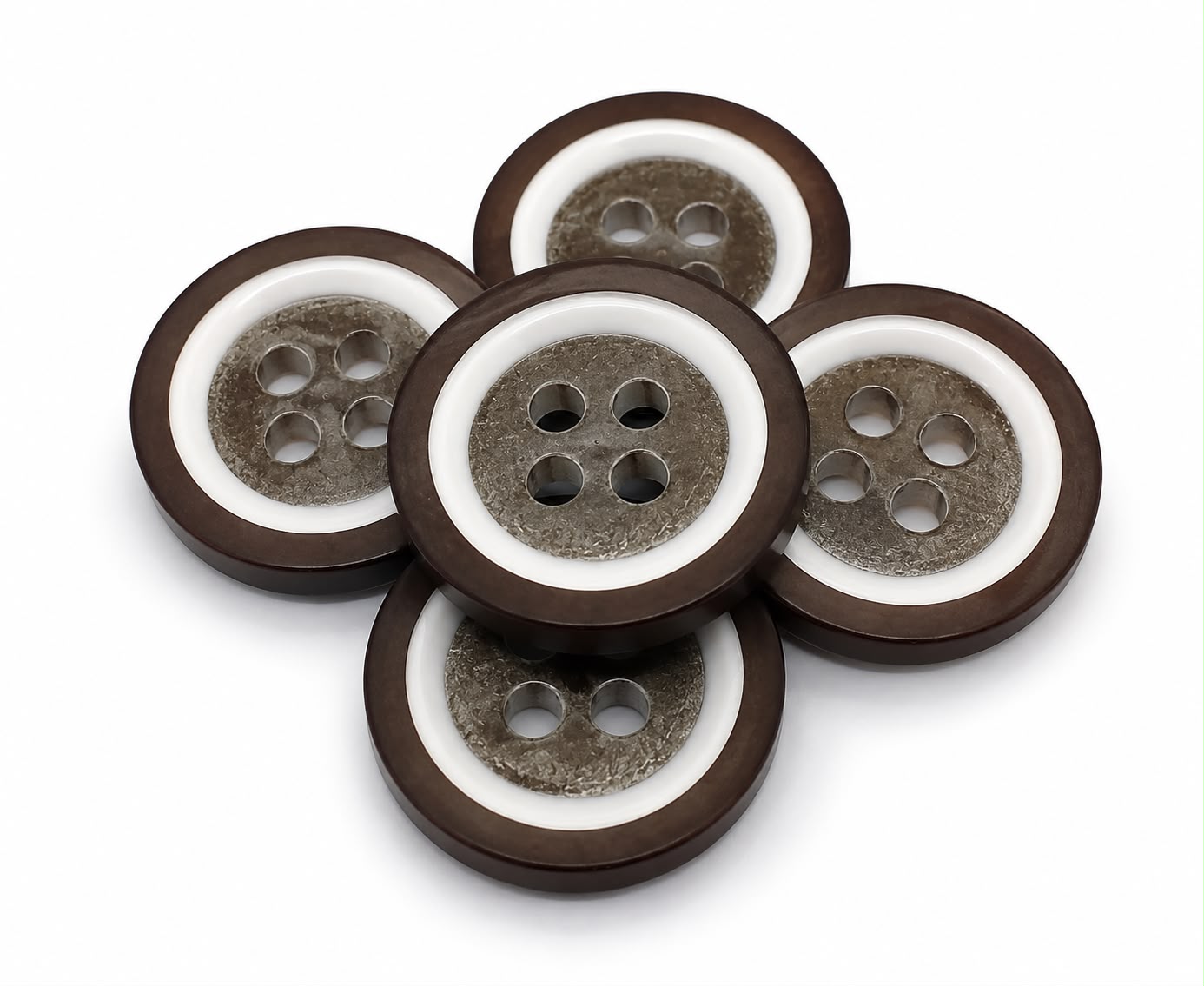 BOTON SASTRE BICOLOR CHOCOLATE #24