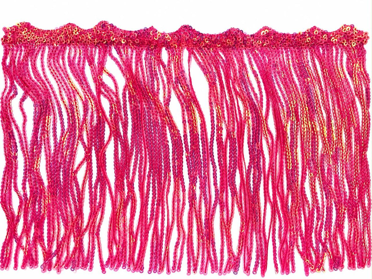 FLECO DE LENTEJUELA ROSA NEON