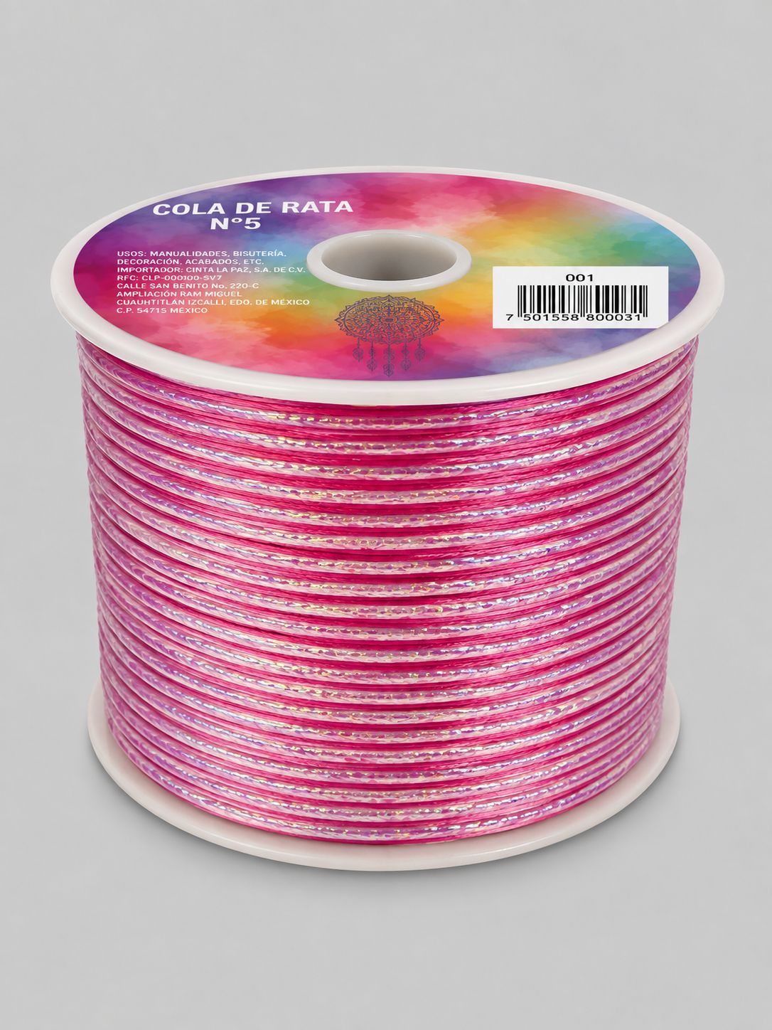 COLA DE RATA RIGIDA MULTICOLOR #33