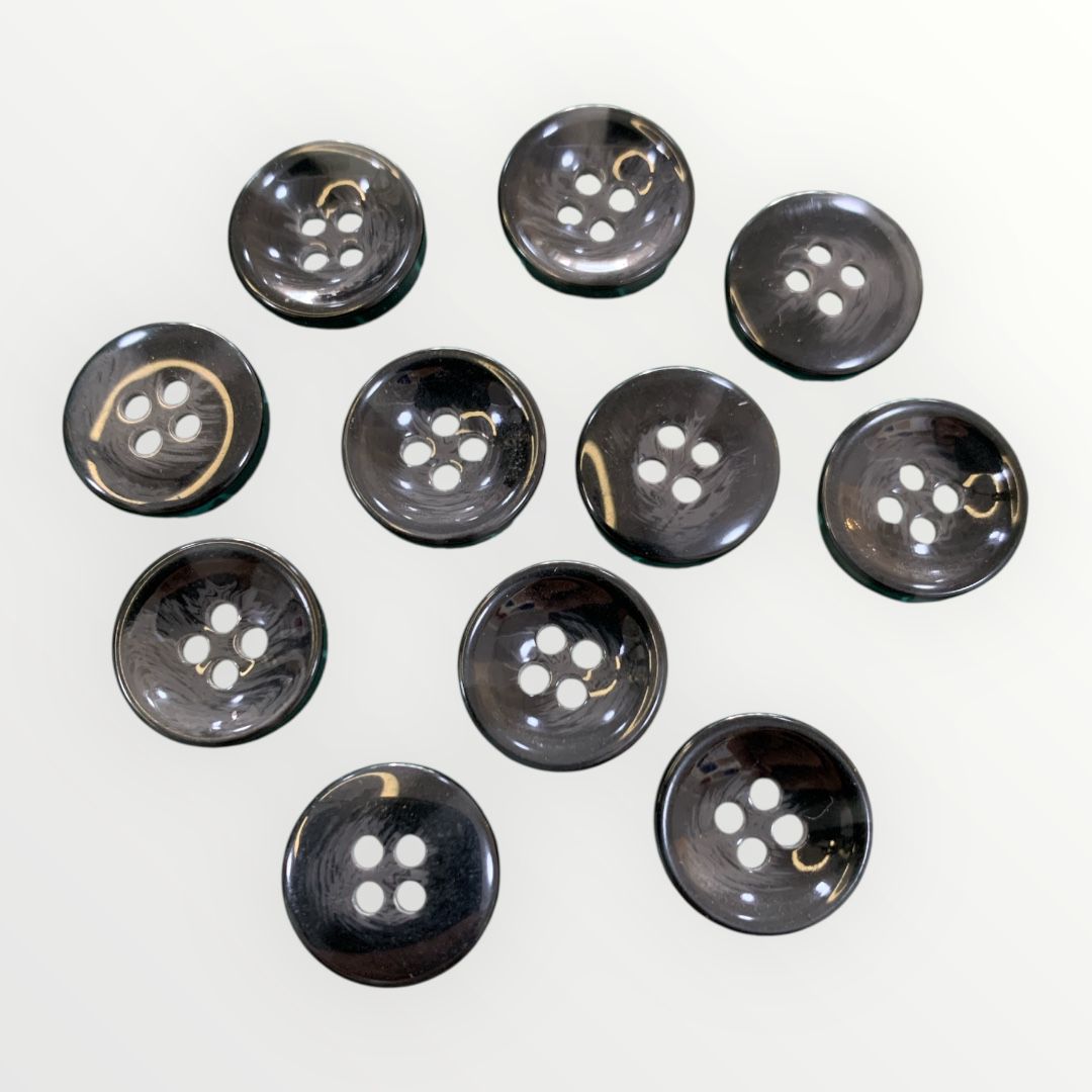 BOTON SASTRE BASTON CAZUELA NEGRO NG24