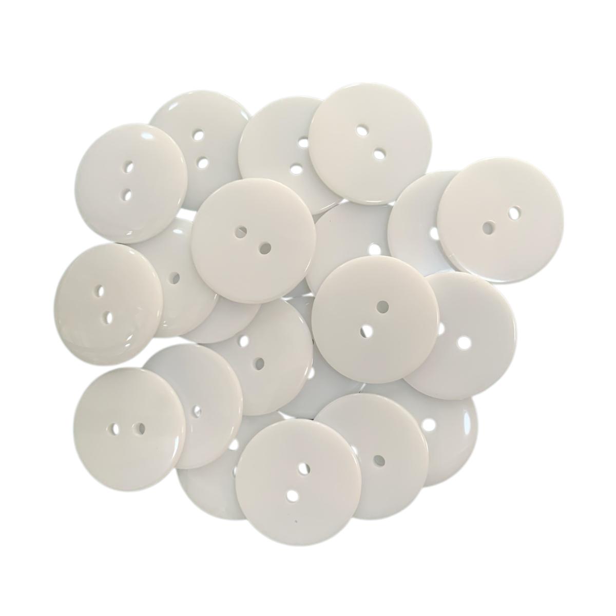 BOTON DE PASTA #36 BLANCO GRUESA