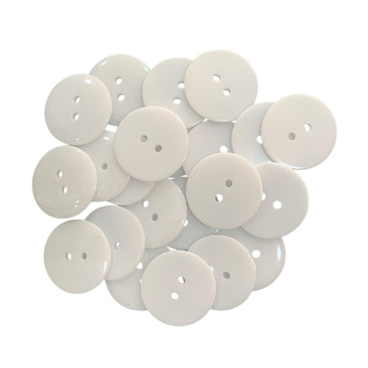 BOTON DE PASTA #36 BLANCO GRUESA