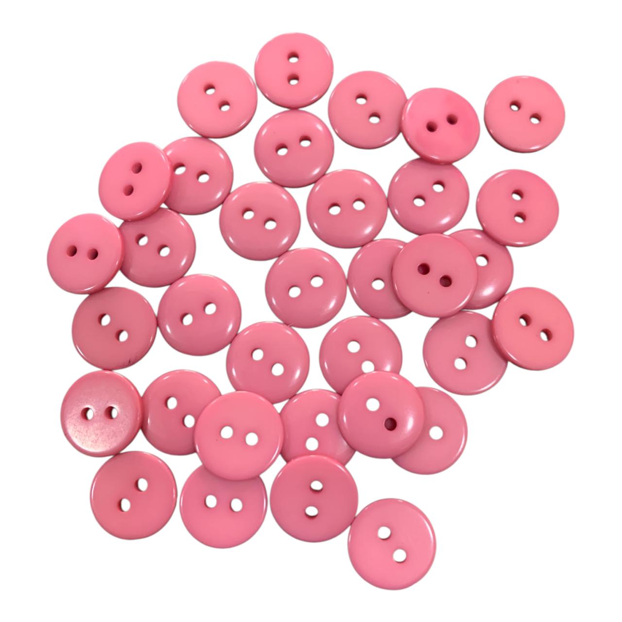 BOTON DE PASTA #20 GRUESA ROSA